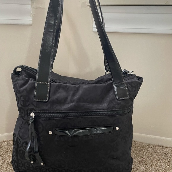 Giani Bernini Black Signature Soft Shoulder Bag Large Purse Tote Shoulder Bag - Picture 3 of 14